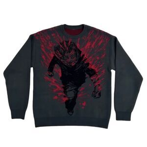 Jujutsu Kaisen Sukuna Anime Sweater Size Medium